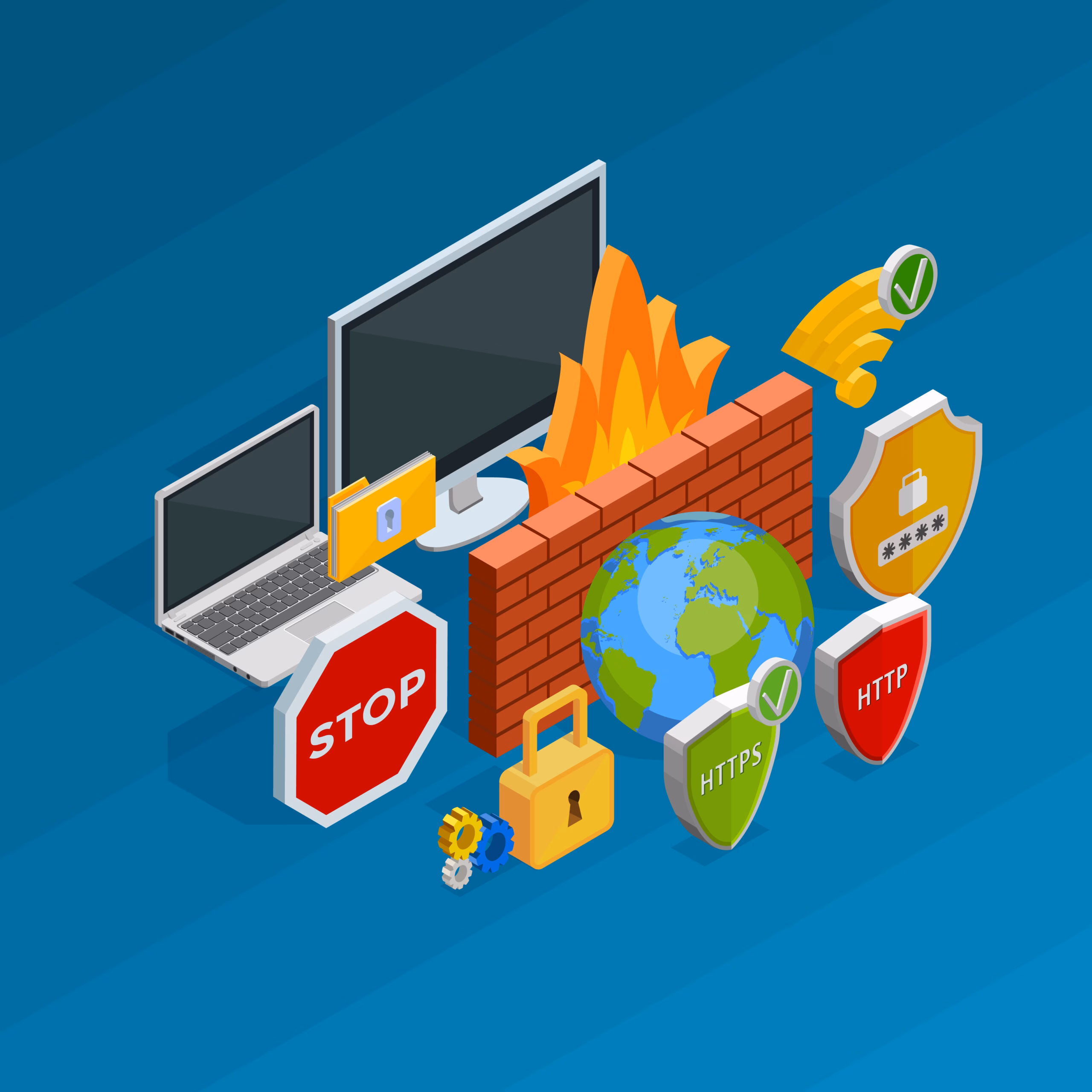 Internet Security Concept
